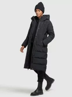 Khujo Wintermäntel Mantel Kleo Frauen Schwarz -Khujo Verkaufsshop b443c4b02b7b7a1d7ae95f7f7ca1359d