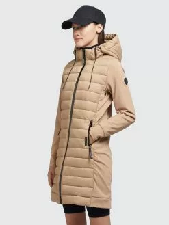Khujo Wintermäntel Übergangsjacke RUTH MATT Frauen Beige -Khujo Verkaufsshop b63b21504e4303accc2e10810a2c07bf