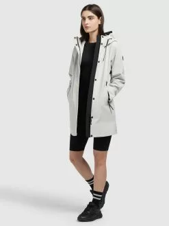 Khujo Übergangsjacken Jacke Izaf Frauen Hellgrau -Khujo Verkaufsshop c0fd7564b473f38b7c8798d3f3eaba35