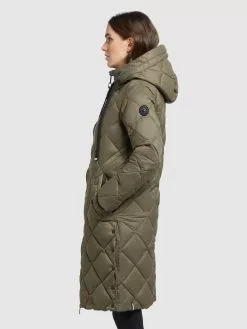 Khujo Wintermäntel Mantel LENNJA Frauen Khaki -Khujo Verkaufsshop c18c4b99f6eb0e4d6af9158f43a71b98