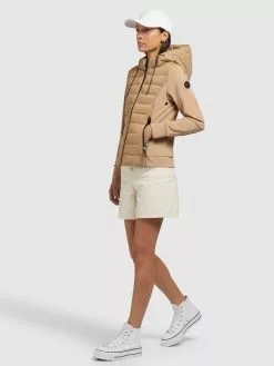 Khujo Outdoorjacken Jacke Ghita Frauen Beige -Khujo Verkaufsshop d08ffeee27754ee5438052ca77780b81