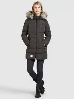 Khujo Wintermäntel Wintermantel Amaray Frauen Anthrazit -Khujo Verkaufsshop d1e8db6b60a74e47acc14e528a54d9b0