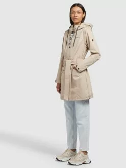 Khujo Übergangsjacken Mantel Lauren Frauen Khaki -Khujo Verkaufsshop d4662f23a6dd48c2a348ad3ed48ac396