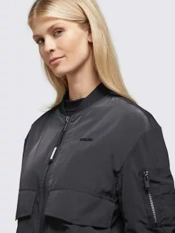 Khujo Übergangsjacken Jacke Nova Frauen Schwarz -Khujo Verkaufsshop d6ccfe6293d3792ef59f437c050da3b2