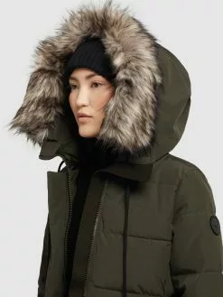 Khujo Wintermäntel Mantel LOLL Frauen Khaki -Khujo Verkaufsshop d7d54bb959d3fbbf012e829d94d7dfc6