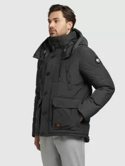 Khujo Winterjacken Winterjacke Primero Männer Dunkelgrau -Khujo Verkaufsshop d7e8c5fff2028cded7167baf2d8d714d
