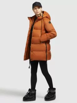 Khujo Winterjacken Jacke Franee Frauen Dunkelorange -Khujo Verkaufsshop df273603a0a002dfdb044b60617dc759