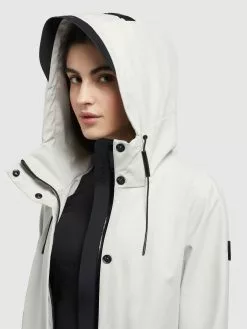 Khujo Übergangsjacken Jacke Izaf Frauen Hellgrau -Khujo Verkaufsshop e1ddb6b353fbe4a7df0a1a38d3c54a29