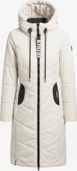 Khujo Wintermäntel Mantel Aribay 3 Frauen Offwhite