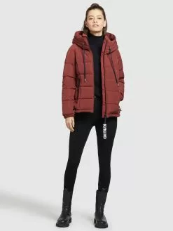 Khujo Winterjacken Jacke Joilee Frauen Pastellrot -Khujo Verkaufsshop e61a81bdafe56f4483a0290f7bacd0f5