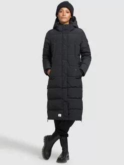 Khujo Wintermäntel Mantel Kleo Frauen Schwarz -Khujo Verkaufsshop eb946eb5be2f2b848a4ff7f5bebea25b