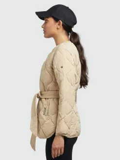 Khujo Übergangsjacken Übergangsjacke Yuna Frauen Beige -Khujo Verkaufsshop ec95743b443003f2681ac43a7bb4b511