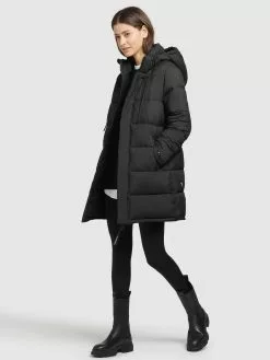 Khujo Wintermäntel Mantel Word Frauen Schwarz -Khujo Verkaufsshop f14dfa200f3c838e99f2c59e66c85cff
