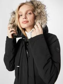 Khujo Wintermäntel Mantel Cloren Frauen Schwarz -Khujo Verkaufsshop f4246f99887e3ce71d82db6e0be72f0b