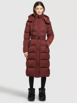 Khujo Wintermäntel Mantel HAZELLE Frauen Rostrot -Khujo Verkaufsshop f9591bc7c4ed0ba7faf352afb2ebb8ac