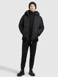 Khujo Winterjacken Jacke Croon Männer Schwarz -Khujo Verkaufsshop fb9aba149d51252ade19115f85641b06