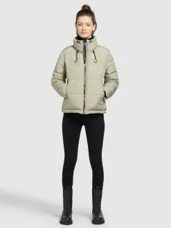 Khujo Winterjacken Jacke Tuba Frauen Hellgrün -Khujo Verkaufsshop fcf375b84a8078f5a33c38e539314fc5