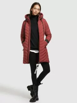 Khujo Wintermäntel Mantel Nita Frauen Dunkelrot -Khujo Verkaufsshop ff1bd1c4ba6542cbc65092e20295bc2b